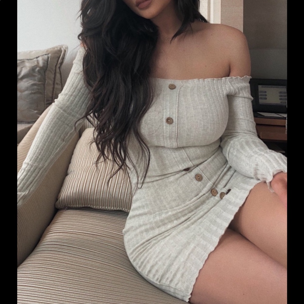 Off shoulder mini dress (Fashion Nova)